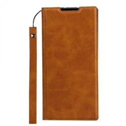 Etui Portefeuille Galaxy Note 10 Plus Simili Cuir - Marron -All For Phone Magasin etui galaxy note 10 plus frac3607 1
