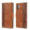 Étui Portefeuille Galaxy Note 10 Plus Simili Cuir Design Marron -All For Phone Magasin etui galaxy note 10 plus frac4117