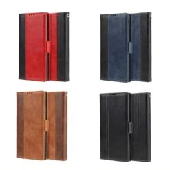 Étui Portefeuille Galaxy Note 10 Plus Simili Cuir Design Marron -All For Phone Magasin etui galaxy note 10 plus frac4117 9