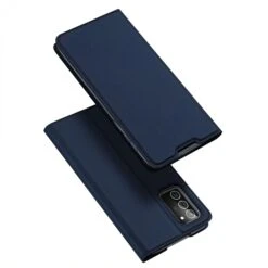 Etui De Protection Galaxy Note 20 Avec Rangement Pour Carte - Superbe Design DUX DUCIS - Bleu Foncé
