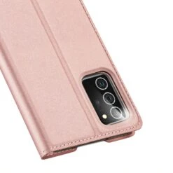 Etui Portefeuille Galaxy Note 20 Design Skin Por Dux Ducis Or Rose -All For Phone Magasin etui galaxy note 20 frac4143 2