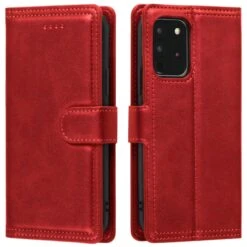 Housse De Protection Galaxy Note 20 Ultra Avec Rangement Cartes - Rouge -All For Phone Magasin etui galaxy note 20 ultra frac3690 1