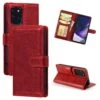 Housse De Protection Galaxy Note 20 Ultra Avec Rangement Cartes - Rouge -All For Phone Magasin etui galaxy note 20 ultra frac3690