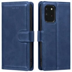 Housse De Protection Galaxy Note 20 Ultra Avec Rangement Cartes - Bleu Foncé -All For Phone Magasin etui galaxy note 20 ultra frac3691 1