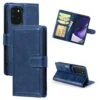 Housse De Protection Galaxy Note 20 Ultra Avec Rangement Cartes - Bleu Foncé -All For Phone Magasin etui galaxy note 20 ultra frac3691