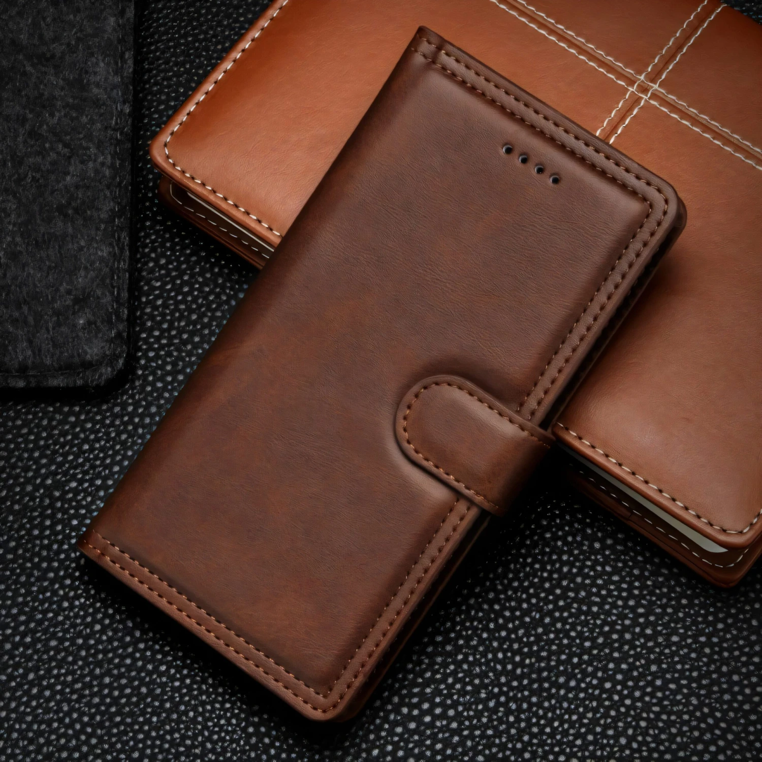 Housse De Protection Galaxy Note 20 Ultra Avec Rangement Cartes - Marron 8 Housse De Protection Galaxy Note 20 Ultra Avec Rangement Cartes - Marron – Image 6