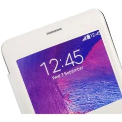 Etui Galaxy Note 4 Cuir Baseus Avec Fenetre Blanc -All For Phone Magasin etui galaxy note 4 frac1055 2