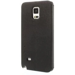 Etui Galaxy Note 4 Cuir Avec Fenetre Kakusiga Noir -All For Phone Magasin etui galaxy note 4 frac1057 2