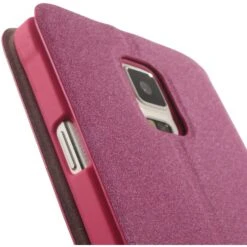 Etui Galaxy Note 4 Cuir Avec Fenetre Kakusiga Fushia -All For Phone Magasin etui galaxy note 4 frac1059 10