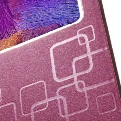 Etui Galaxy Note 4 Cuir Avec Fenetre Kakusiga Fushia -All For Phone Magasin etui galaxy note 4 frac1059 9