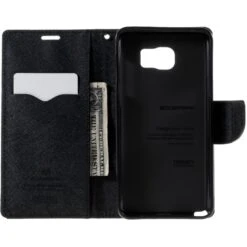 Etui Portefeuille Galaxy Note 5 Mercury Noir -All For Phone Magasin etui galaxy note 5 frac2568 6