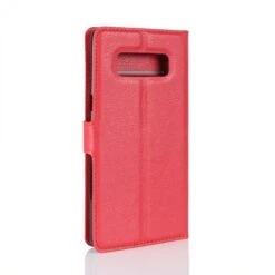 Etui Samsung Portefeuille Galaxy Note 8 Avec Rangements Cartes - Litchi Rouge -All For Phone Magasin etui galaxy note 8 frac2930 5