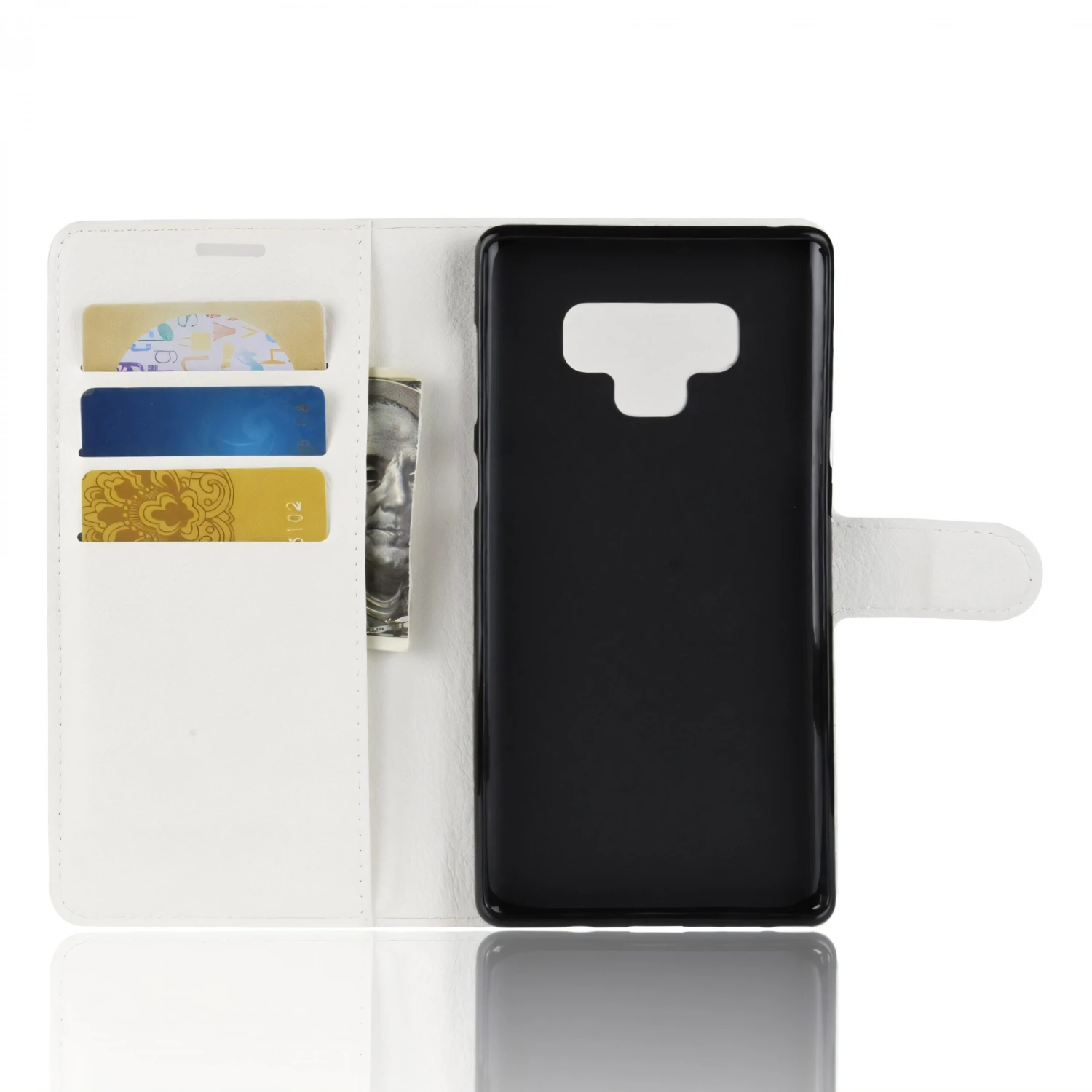 Etui Samsung Portefeuille Galaxy Note 9 Avec Rangement Cartes Blanc 5 Etui Samsung Portefeuille Galaxy Note 9 Avec Rangement Cartes Blanc – Image 3