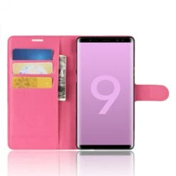 Etui Samsung Portefeuille Galaxy Note 9 Avec Rangement Cartes Fushia -All For Phone Magasin etui galaxy note 9 frac2755 3