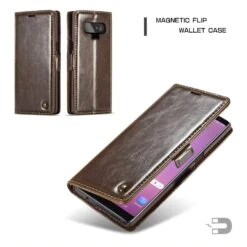 Etui Galaxy Note 9 Business CASEME Marron Marron -All For Phone Magasin etui galaxy note 9 frac3863 3