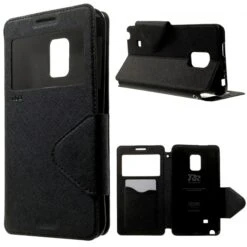 Etui Galaxy Note Edge Avec Fenetre Noir