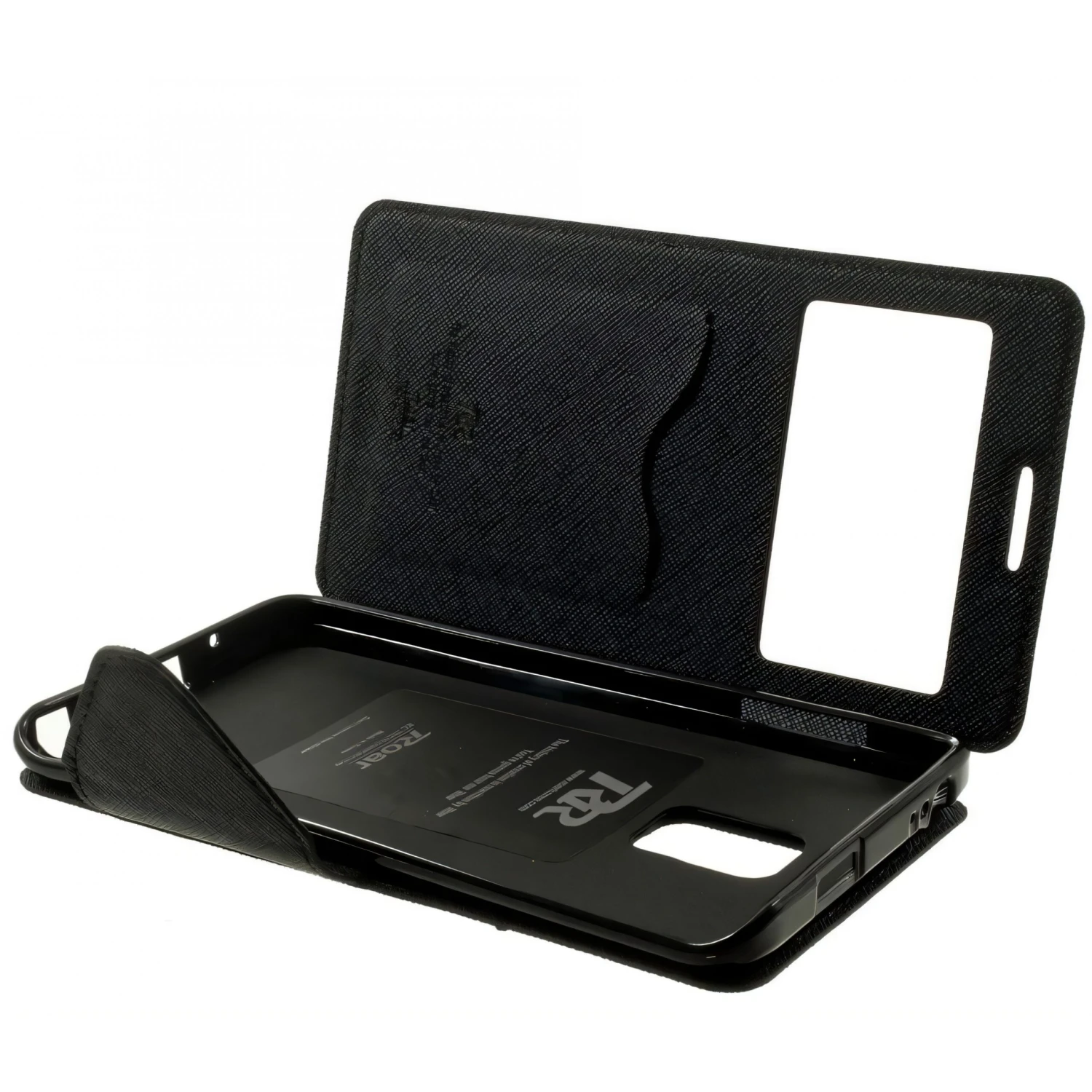 Etui Galaxy Note Edge Avec Fenetre Noir 7 Etui Galaxy Note Edge Avec Fenetre Noir – Image 5