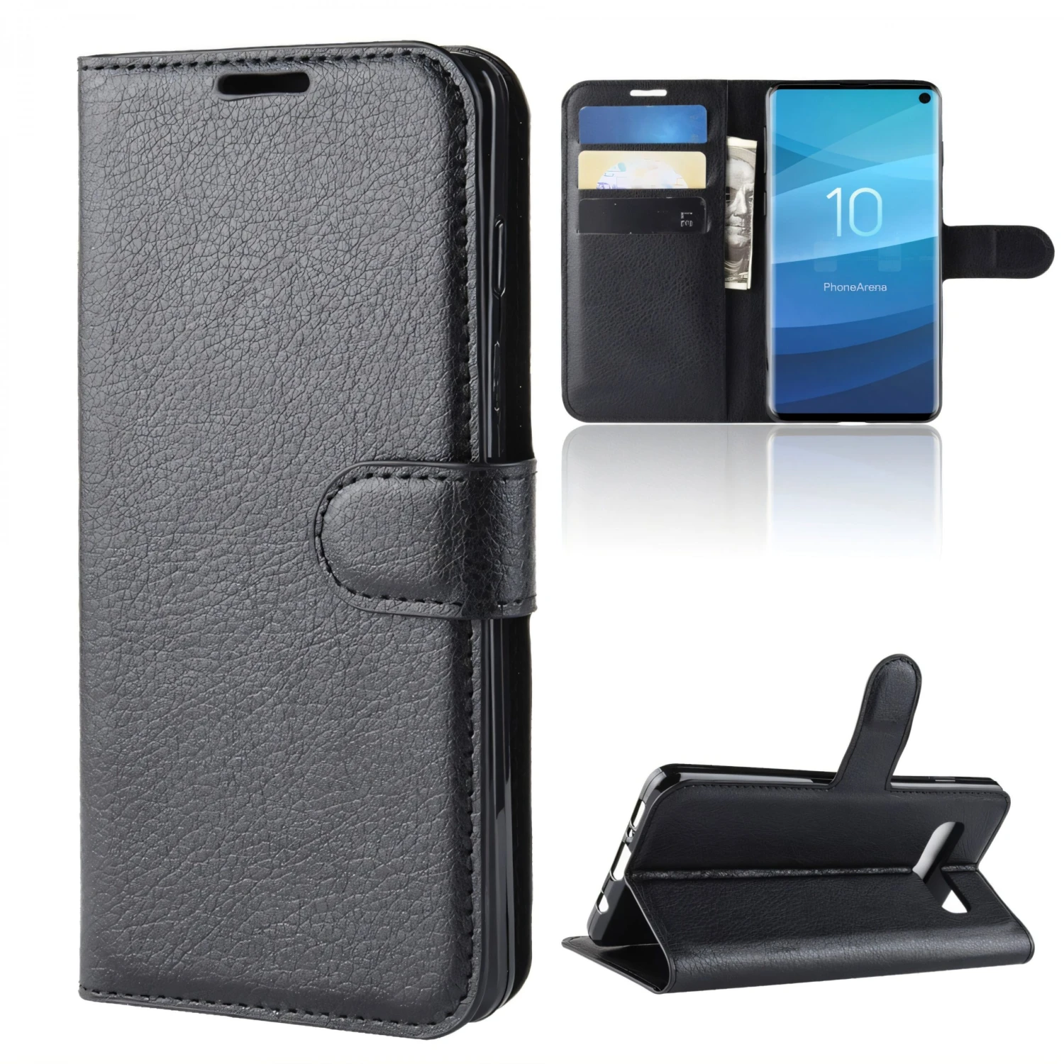 Etui Samsung Portefeuille Galaxy S10 Avec Rangement Noir 9 Etui Samsung Portefeuille Galaxy S10 Avec Rangement Noir – Image 7