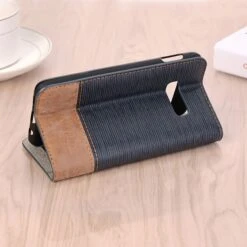 Etui Samsung Portefeuille Bi-color Samsung Galaxy S10 Bleu -All For Phone Magasin etui galaxy s10 frac2863 6