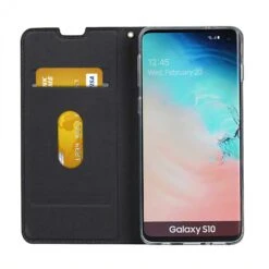 Etui Portefeuille Galaxy S10 Simili Cuir - Noir -All For Phone Magasin etui galaxy s10 frac3611 4