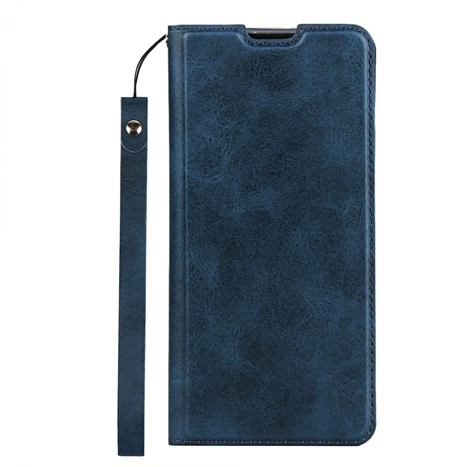Etui Portefeuille Galaxy S10 Simili Cuir - Bleu Foncé 4 Etui Portefeuille Galaxy S10 Simili Cuir - Bleu Foncé – Image 2