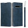 Etui Portefeuille Galaxy S10 Simili Cuir - Bleu Foncé -All For Phone Magasin etui galaxy s10 frac3612