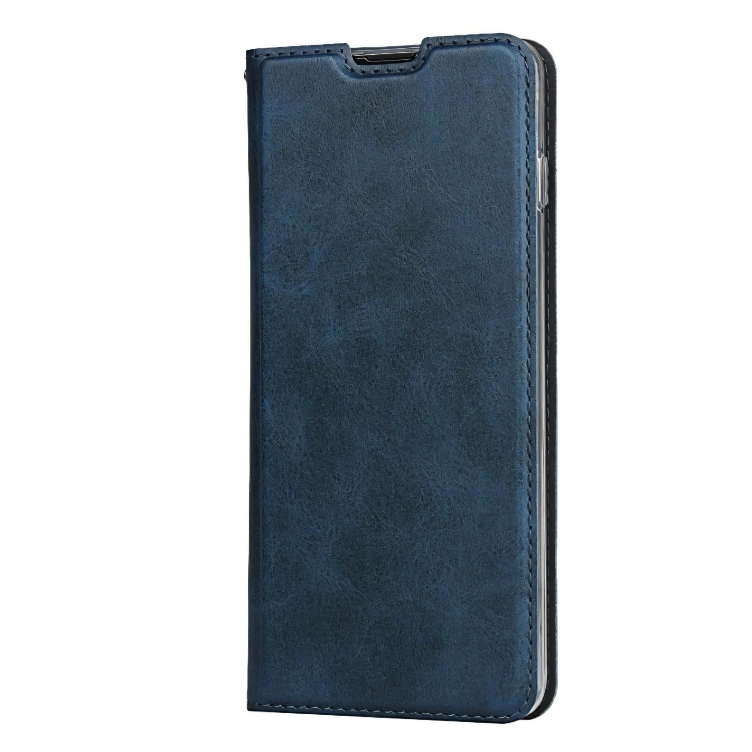 Etui Portefeuille Galaxy S10 Simili Cuir - Bleu Foncé 5 Etui Portefeuille Galaxy S10 Simili Cuir - Bleu Foncé – Image 3