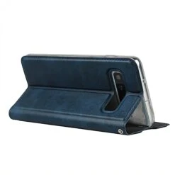 Etui Portefeuille Galaxy S10 Simili Cuir - Bleu Foncé 13 Etui Portefeuille Galaxy S10 Simili Cuir - Bleu Foncé -All For Phone Magasin etui galaxy s10 frac3612 4