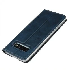 Etui Portefeuille Galaxy S10 Simili Cuir - Bleu Foncé 14 Etui Portefeuille Galaxy S10 Simili Cuir - Bleu Foncé -All For Phone Magasin etui galaxy s10 frac3612 5