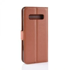 Etui Portefeuille Pour Galaxy S10 Plus Avec Rangement Marron -All For Phone Magasin etui galaxy s10 plus frac3868 5