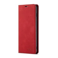 Etui Portefeuille Galaxy S10 Plus Silky Touch - Protection Intégrale FORWENW Rouge -All For Phone Magasin etui galaxy s10 plus frac3879 1