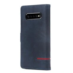 Etui Portefeuille Galaxy S10 Plus Style Business Bleu -All For Phone Magasin etui galaxy s10 plus frac3887 2