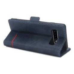 Etui Portefeuille Galaxy S10 Plus Style Business Bleu -All For Phone Magasin etui galaxy s10 plus frac3887 4