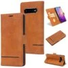 Etui Portefeuille Galaxy S10 Plus Style Business Marron -All For Phone Magasin etui galaxy s10 plus frac3888