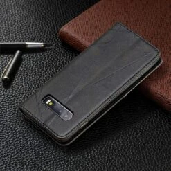 Etui Portefeuille Galaxy S10 Plus Design & Business Noir -All For Phone Magasin etui galaxy s10 plus frac3909 8