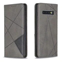 Etui Portefeuille Galaxy S10 Plus Design & Business Gris -All For Phone Magasin etui galaxy s10 plus frac3910 3