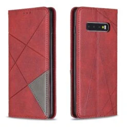 Etui Portefeuille Galaxy S10 Plus Design & Business Rouge -All For Phone Magasin etui galaxy s10 plus frac3911 3