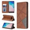 Etui Portefeuille Galaxy S10 Plus Design & Business Marron -All For Phone Magasin etui galaxy s10 plus frac3912