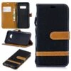 Etui Samsung Portefeuille Galaxy S10E Tissus Noir -All For Phone Magasin etui galaxy s10e frac2834