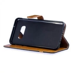 Etui Samsung Portefeuille Galaxy S10E Tissus Noir -All For Phone Magasin etui galaxy s10e frac2834 4