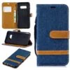 Etui Samsung Portefeuille Galaxy S10E Tissus Bleu Foncé -All For Phone Magasin etui galaxy s10e frac2836