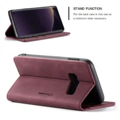 Etui Samsung Portefeuille Galaxy S10E De La Marque CASEME Bordeau -All For Phone Magasin etui galaxy s10e frac2868 6