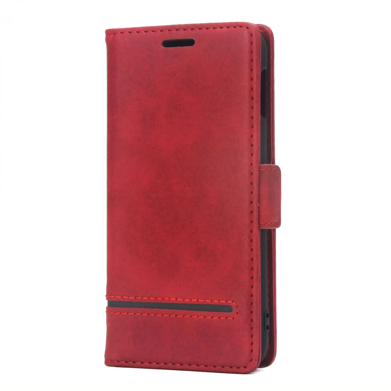 Etui Samsung Portefeuille Galaxy S10E Style Business Rouge 4 Etui Samsung Portefeuille Galaxy S10E Style Business Rouge – Image 2