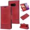 Etui Samsung Portefeuille Galaxy S10E Style Business Rouge -All For Phone Magasin etui galaxy s10e frac2874