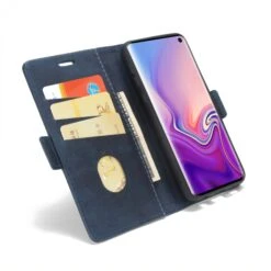 Etui Samsung Portefeuille Galaxy S10E Style Business Bleu 10 Etui Samsung Portefeuille Galaxy S10E Style Business Bleu -All For Phone Magasin etui galaxy s10e frac2875 3