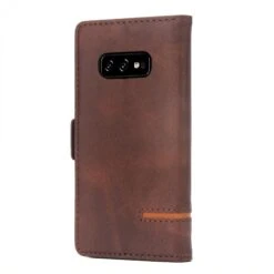 Etui Samsung Portefeuille Galaxy S10E Style Business Marron -All For Phone Magasin etui galaxy s10e frac2876 2