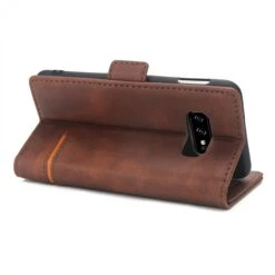 Etui Samsung Portefeuille Galaxy S10E Style Business Marron -All For Phone Magasin etui galaxy s10e frac2876 4