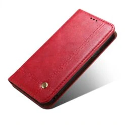 Étui De Protection Galaxy S21 5G - Style Retro Rouge -All For Phone Magasin etui galaxy s21 5g frac4158 3