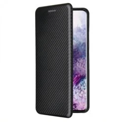 Etui De Protection Galaxy S21 Style Fibre De Carbone Avec Rangement Carte - Noir -All For Phone Magasin etui galaxy s21 frac3714 8