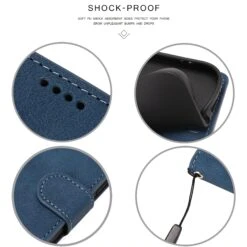 Étui Portefeuille Galaxy S21 Plus 5g Fantasy Classic Bleu Foncé -All For Phone Magasin etui galaxy s21 plus 5g frac4163 7